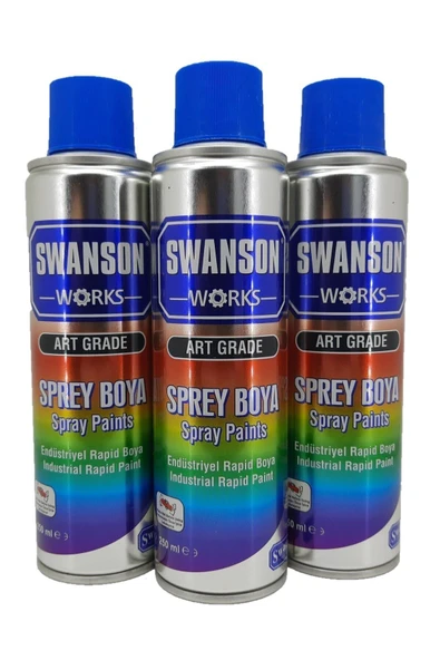SWANSON Mavi Sprey Boya 250 ml ürün görseli 1