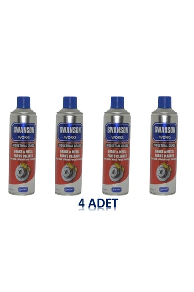 SWANSON Fren Disk Ve Metal Temizleme Sprey 500ml 4 Adet ürün görseli 1