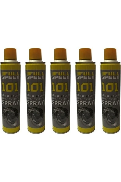 SWANSON WORKS Full Speed 101 Fren Ve Balata Disk Temizleyici Sprey 500 Ml 5 Adet ürün görseli 1
