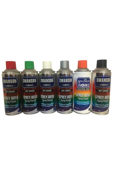 SWANSON Endüstriyel Rapid Sprey Boya Gri 400 ml - Resim 2