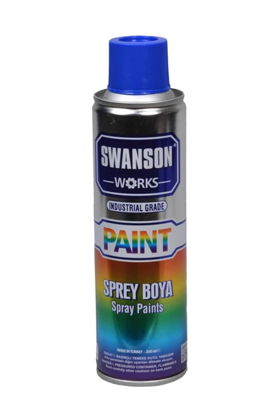 SWANSON WORKS Mavi Sprey Boya 400 ml ürün görseli 1