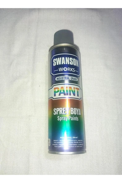 SWANSON Gri Renk Spray Boya 250 Ml (3adet) ürün görseli 1
