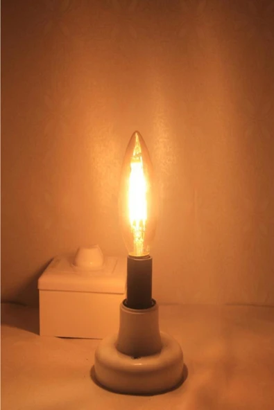 Osram Value 4w(40w) Rustik Led Mum Ampul E14 - Resim 3