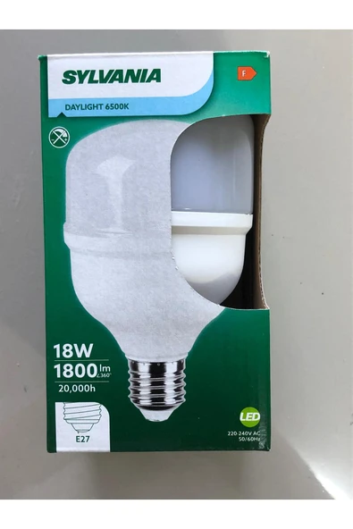 Sylvania 3 ADET SYLVANIA ToLEDo Hilux 18W=1800 LÜMEN  6500K BEYAZ LED LAMBA 20,000 SAAT ürün görseli 1