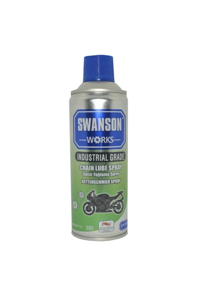 SWANSON WORKS Motosiklet Bisiklet Zincir Yağlama Spreyi 200 ml ürün görseli 1