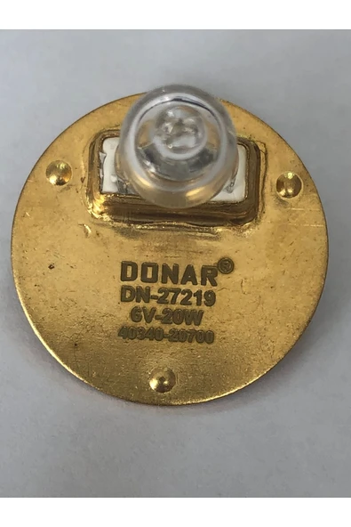 JC TOPCON SLİT AMPUL 6V 20W TABLALI DONAR DN-27219 ürün görseli 1