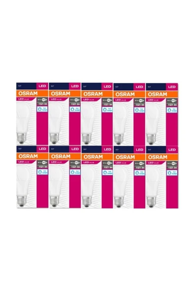 te Osram Led 10'lu Paket Cla 100 13w 1521 Lümen Beyaz Işık E27 Ampul ürün görseli 1