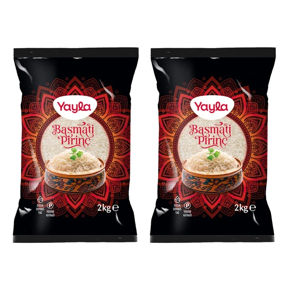 Yayla Bakliyat Basmati Pirinç 2 kg x 2 Adet ürün görseli 1