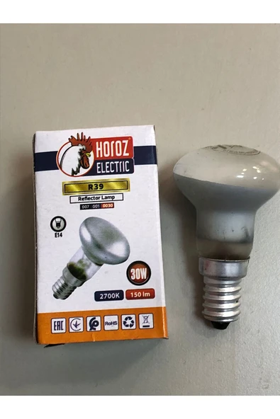 Horoz 5 ADET HOROZ YEDEK LAV LAMBASI  E14 R39 30W SPOT AMPÜL ürün görseli 1