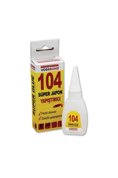 Vodabond Vodaseal 104 Süper Japon Yapıştırıcı 15 Gr Şeffaf ürün görseli 1