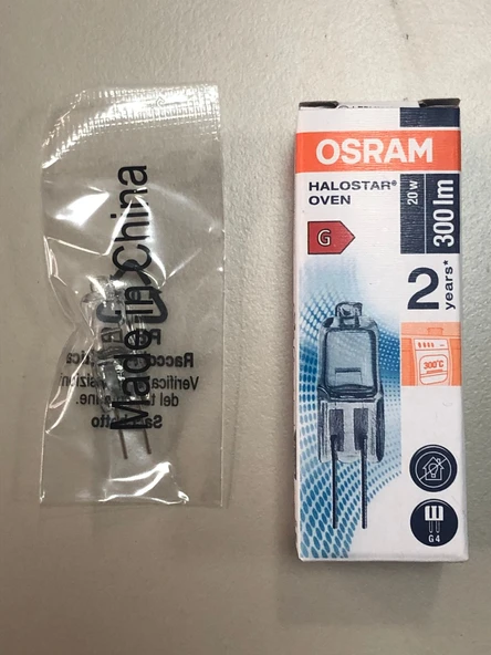 OSRAM  64428 Oven 12V 20W G4 Halolen Lamba ürün görseli 1