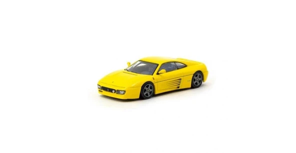 Tarmac Works X iXO Models Ferrari 348 Challenge Sarı 1/64 Model Araba ürün görseli 1
