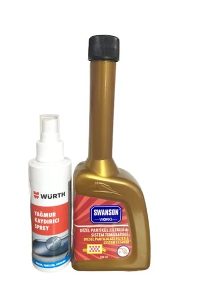 Würth Swanson Works Dizel Enjektör Temizleyici 300 Ml Yağmur Kaydırıcı Sprey 150 Ml ürün görseli 1
