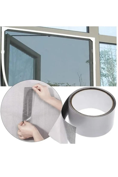 AYMAGNET Sineklik Yaması 50mmx2mt Tamir Kiti Bantı , Sineklik Yama Tamir Bandı (2 Metre) ürün görseli 1