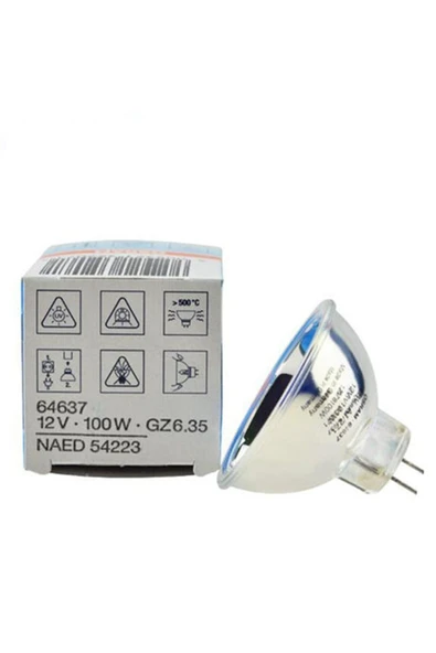Osram 64637 EBV 12V 100W GZ6.35 AMPUL OSRAM 64637 EBV 12V 100W GZ6.35 AMPUL ürün görseli 1