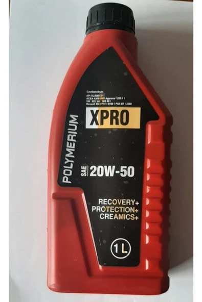Adoil 1 Litre Polymerium Xpro1 20/50 Motor Yağı 20w-50 Motor Yağı 1lt ürün görseli 1