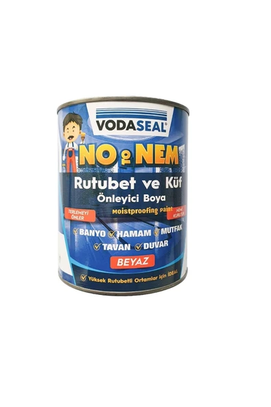 Vodaseal No To Nem - Rutubet Önleyici Boya 1 Kg Beyaz ürün görseli 1