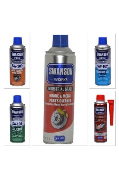 SWANSON WORKS Balata-motor-gres-silikon-dizel Katkı Bakım Set ürün görseli 1