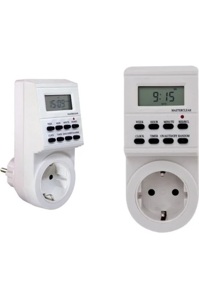 Ligtex 8 Programlı Dijital Zaman Saati Timer ürün görseli 1