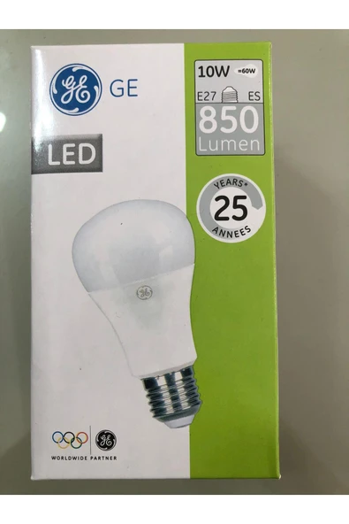 General Electric 5 ADET  GENERAL ELC LED 10W=60W 850 LÜMEN 6500K BEYAZ 25.000 SAAT ürün görseli 1