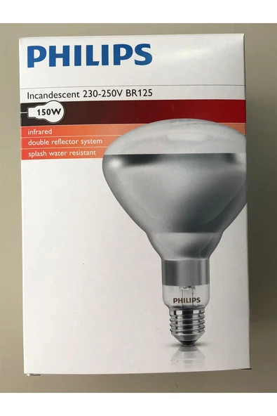 Philips 150W E27 İNFRARED ŞEFAF ISI VEREN LAMBA ürün görseli 1