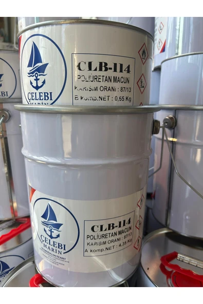 DIGERUI Purpox Marine Pu 114/a Tekne Macunu Takım 5 Kg ürün görseli 1