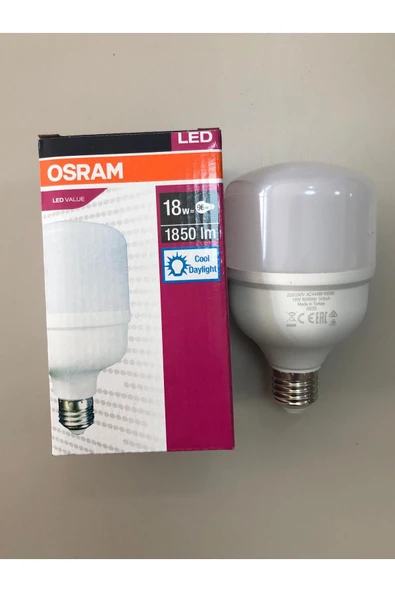 Osram 3 ADET OSRAM LED LAMBA 18W=96W 1850 LÜMEN BEYAZ ürün görseli 1