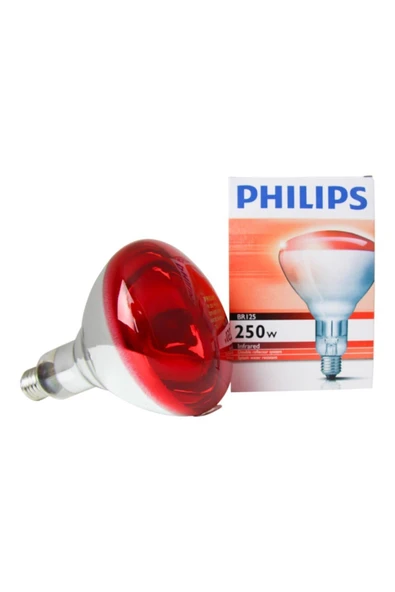 Philips Br125 Ir 250w E27 230-250v Red 1ct/10 ürün görseli 1