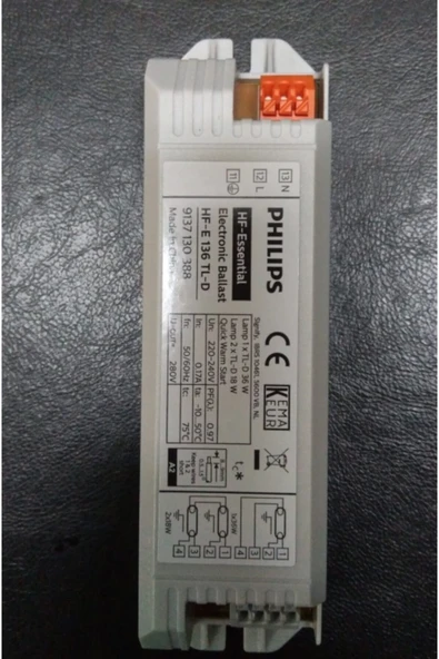 Philips Elektronik Balast Phlips 1x36 W 2x18w ürün görseli 1