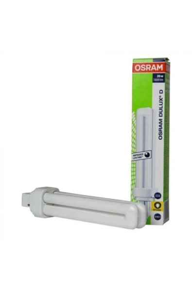Osram 26w/827 Plc Ampül 2700k Günışığı 2 Pinli (X10 ADET) Boy:16.5cm ( 10w-13w-18w Yerine Olmaz ) ürün görseli 1