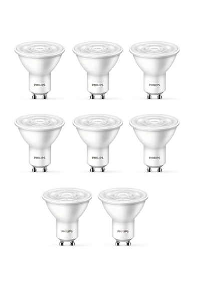 Philips Essential 4,7W = 50W LED AMPUL GU10 345 Lümen 3000K Sarı Işık Led Projem Ampul ürün görseli 1