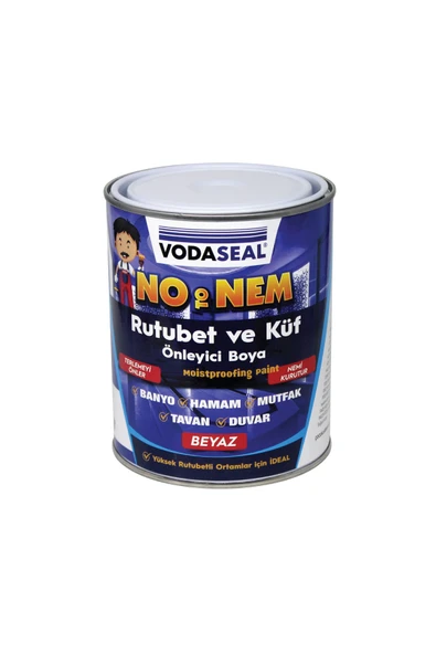 Vodaseal Nem Boyası 1kg Beyaz ürün görseli 1