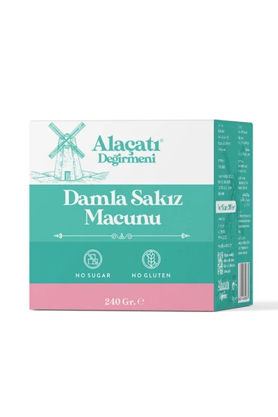 ALAÇATI DEĞİRMENİ DAMLA SAKIZLI MACUN ürün görseli 1