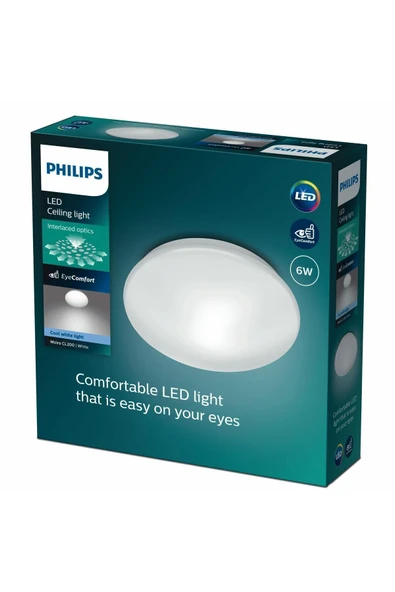 Philips Lamp232 Plafonyer 6w Ilık Beyaz-gün Işığı 4000k ürün görseli 1