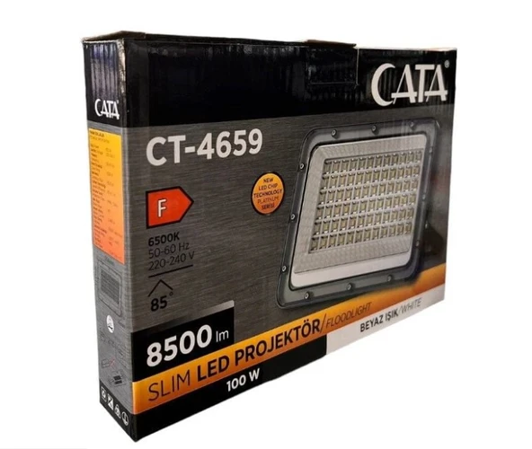 CT-4659 Cata 100 Watt Projektör Beyaz Işık ürün görseli 1