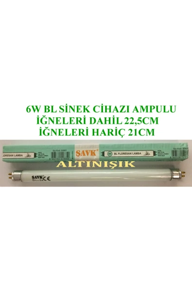 şavk 6w Bl Sinek Öldürme Cihazı Ampul ürün görseli 1