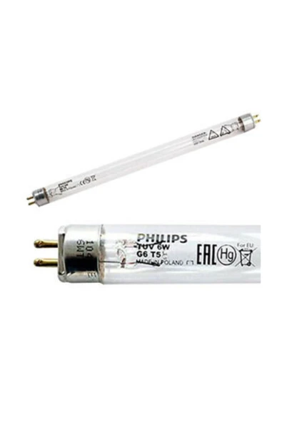 Philips Phılıps 6w Uvc Ultraviyole Floresan 254 Nm ürün görseli 1