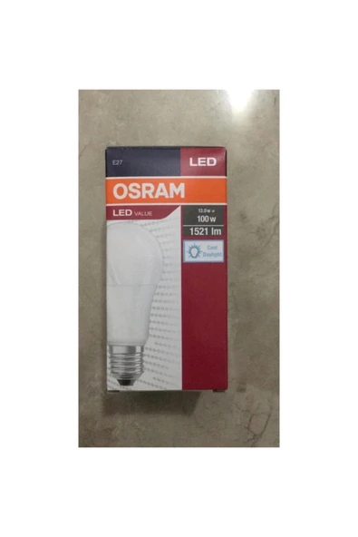 5 adet Osram Ledvance Osram 13 Wat 1521 Lumen E-27 6500k Beyaz Işık Led Ampul 13w=100w ürün görseli 1