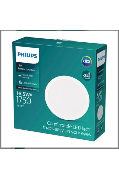 Philips 16.5w 4000k ılık Beyaz Meson Sıva Altı 1750lm Led Spot Armatür 165mm Dış, 150mm Delik Çapıdır ürün görseli 1