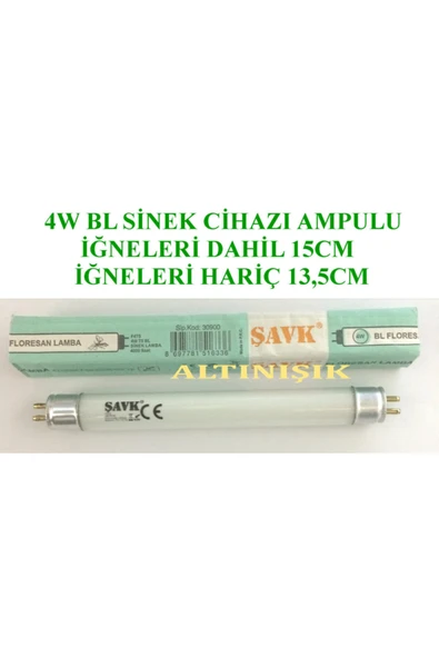 şavk 4w Bl Sinek Cihaz Floresan Ampul ürün görseli 1