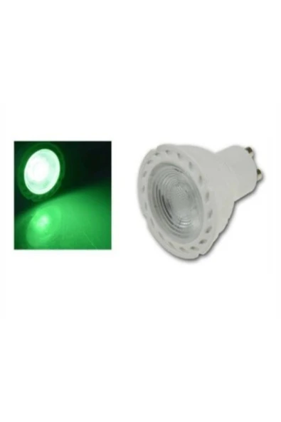 Osaka Light Osaka 7w Gu10 Led Çanak Ampul Yeşil Renk 5'li Paket ürün görseli 1
