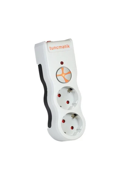 Tunçmatik TSK19021 Powersurge2 Enerji Koruma Prizi 2li 1050 Joule Beyaz ürün görseli 1