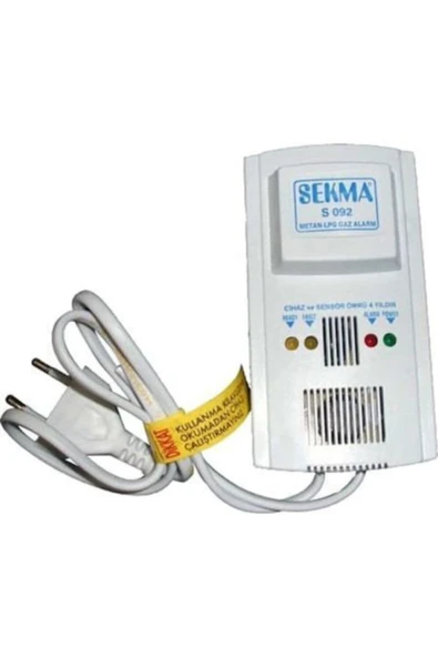 SEKMA Metan Gaz Alarm Dedektörü , Doğalgaz Alarm Dedektörü Gaz Alarm Cihazı Lpg Alarmı ürün görseli 1