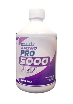 Munich Vet Amino Pro Kuşlar İçin Aminoasit Takviyesi 500 Ml ürün görseli 1