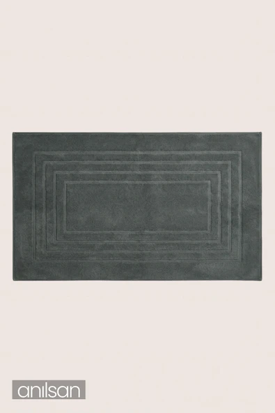 Alora  %100 Pamuk Ayak Havlusu - Antrasit 60x130, 690 Gr ürün görseli 1