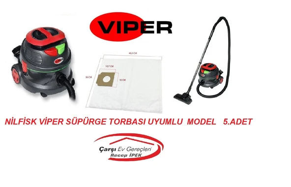 NILFISK Viper DSU 15 Süpürge Toz Torbası   ÇEG ürün görseli 1