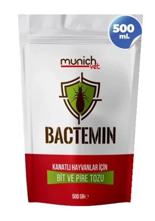 Munich Vet Bactemin Kanatlılar İçin Bit Pire Tozu 500 Gr ürün görseli 1