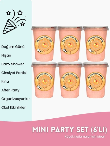 MANGO AROMALI 6'LI GURME PAMUK ŞEKERLER ürün görseli 1