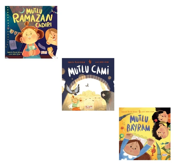 Süreyya Ülker Aydın Seti 3 Kitap (Mutlu Bayram + Mutlu Cami + Mutlu Ramazan Çadırı) ürün görseli 1