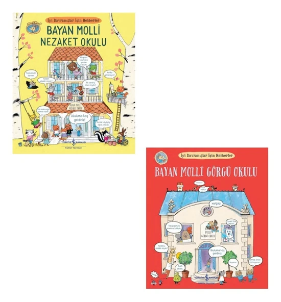 Bayan Molli Seti 2 Kitap (Bayan Molli Nezaket Okulu + Bayan Molli Görgü Okulu) ürün görseli 1